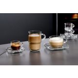SET SKODELIC IN LONČKOV 240ML GB AMERICANO 4/1 CAPPUCCINO STEKLEN