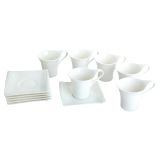 SET SKODELIC IN LONČKOV ALPEKS 6 DELNI BELA KAVA HJ1999