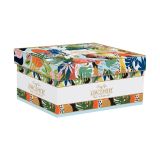 SET SKODELIC IN LONČKOV EASY LIFE TROPICAL VIBES ČAJNIK 600 ML+2 KOS KOZARCA 160 ML