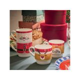 SET SKODELIC IN LONČKOV TOGNANA 330 ML SET 2/1 NATALE STACKING RUDOLPH