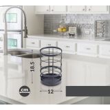 SHRANJEVANJE PRIBORA ARTE VIVA STOJALO ZA KUHINJSKE PRIPOMOČKE 12 CM ČRN