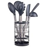 SHRANJEVANJE PRIBORA ARTE VIVA STOJALO ZA KUHINJSKE PRIPOMOČKE 12 CM ČRN