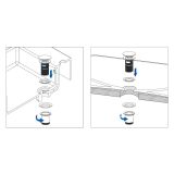 SIFON ZA UMIVALNIK DEANTE ZGORNJI DEL NHC C10U UMIVALNIK/BIDE KOV. TULEC