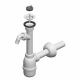 SIFON ZA UMIVALNIK LIV S PRIKLJUČKOM ZA PS IZTOK 32