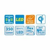 LED NAMIZNA SVETILKA ESTO LIGHTING SIRIO 1X4.8W ZA BREZŽIČNO POLNENJE PAMETNIH TELEFONOV