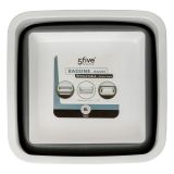 ŠKAF/UMIVALNIK FIVE ZLOŽLJIV 8L 32X32X15 SIVO BEL