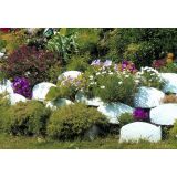 BETONSKI IZDELEK OBLAK GROUP ŠKARPNIK MALI LITI 30X27X13/16 CM, CEM. SIV