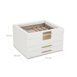 ŠKATLA ZA NAKIT SONGMICS ŠKATLA ZA NAKIT TROPLASTNA