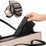 ŠKATLA ZA NAKIT SONGMICS Z 2 PREDALOMA IN OGLEDALOM