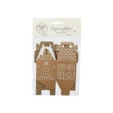 ŠKATLA ZA SHRANJEVANJE DECORIS DARILNA NOVOLETNA 5X5 CM