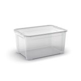 ŠKATLA/ZABOJ CURVER TBOX, TRANSPARENT, 47 L S POKROVOM