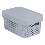 ŠKATLA/ZABOJ CURVER INFINITY 27X19X12 CM 4.5L SIVE BARVE