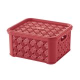 ŠKATLA/ZABOJ TONTARELLI ARIANNA 16.6X14.5XH8.5CM RDEČ