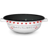 POSODA ZA PRIPRAVO HRANE ENAMELIE 1 L, SKLEDA 16 CM, 2 ROČAJA, LEONA