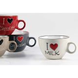 SKODELICA 450 ML SRCE JUMBO RAZLIČNI BARVNI VZORCI