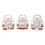 SKODELICA / LONČEK 340ML 8.3X11.5X10.5 CM BOŽIČNI MOTIV