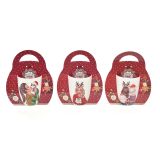 SKODELICA / LONČEK 340ML 8.3X11.5X10.5CM BOŽIČNI MOTIV