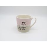 SKODELICA / LONČEK ATALA 380 ML KONUS KAVA RAZLIČNI MOTIVI