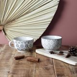 SKODELICA / LONČEK HOME DECO 350 ML DEKOR MIRAGE PORCELAN