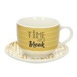 SKODELICA / LONČEK TOGNANA 570 ML TIME FOR BREAK