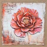 SLIKA BIVA ROŽA 80X80 CM 3D RAZLIČNA DEKORJA