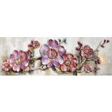 SLIKA BIVA ROŽE 50X150 CM 3D RAZLIČNA DEKORJA