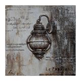 SLIKA BIVA SVETILKA 80X80 CM 3 D