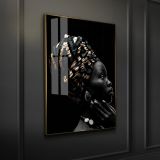 SLIKA STYLER AFRICAN JEWEL STEKLENA Z OKVIRJEM 80X120 FA001