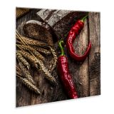 SLIKA STYLER FEFERONI STEKLENA 30X30 GL170