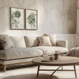 SLIKA STYLER GREEN DVOJNA Z OKVIRJEM 30X40 FR381