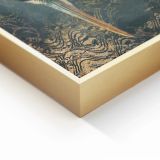 SLIKA STYLER GREEN HERON Z OKVIRJEM 50X70 AB234