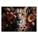 SLIKA STYLER LEO FLOWER STEKLENA 80X120 GL450