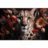 SLIKA STYLER LEO FLOWER STEKLENA 80X120 GL450