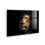 SLIKA STYLER LION STEKLENA 70X100 GL247