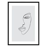 SLIKA STYLER LINEAR Z OKVIRJEM 50X70 FP071