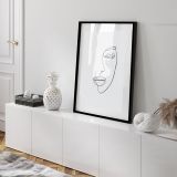 SLIKA STYLER LINEAR Z OKVIRJEM 50X70 FP071