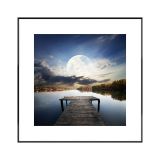 SLIKA STYLER MOON JETTY Z OKVIRJEM 50X50 AB171