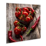 SLIKA STYLER PEPPERS STEKLENA 30X30 GL171