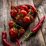 SLIKA STYLER PEPPERS STEKLENA 30X30 GL171