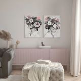 SLIKA STYLER PLATNO ANA DVOJNA 32X42 ST756