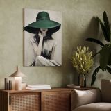 SLIKA STYLER PLATNO GREEN HAT 70X100 ST725