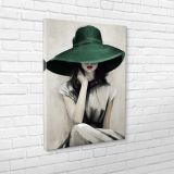 SLIKA STYLER PLATNO GREEN HAT 70X100 ST725