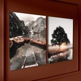 SLIKA STYLER PLATNO VIEW DVOJNA 32X42 ST757