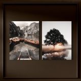 SLIKA STYLER PLATNO VIEW DVOJNA 32X42 ST757