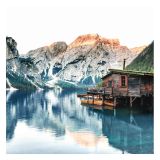 SLIKA STYLER TYROL HUT STEKLENA 30X30 GL324