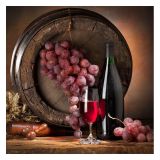 SLIKA STYLER VINO STEKLENA 30X30 GL066