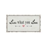 SLIKA TOGNANA LIVE Z NAPISOM 15X30 CM