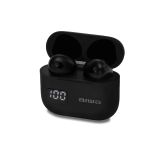 SLUŠALKE AIWA TWS, LED EKRAN EBTW-100BK