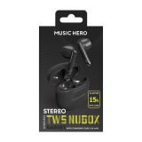 SLUŠALKE SBS NUBOX MUSIC HERO ČRNE