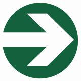 OPOZORILNI ZNAK WALTECO SMER ZA PSE